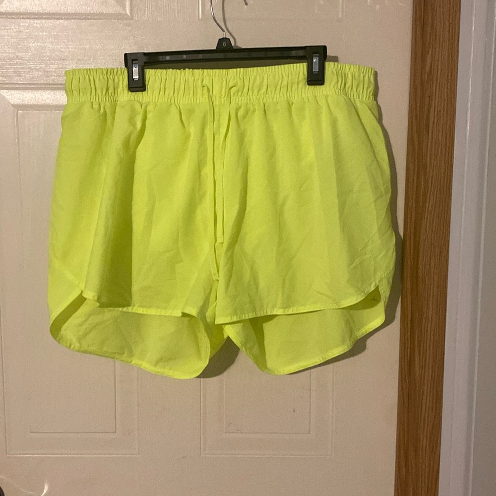 Old Navy Active go dry running shorts fluorescent yellow 2X